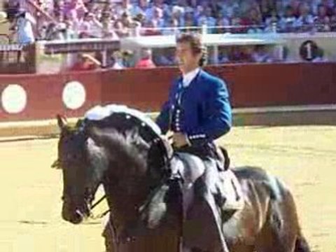 Paseo corrida à cheval Bayonne 2008