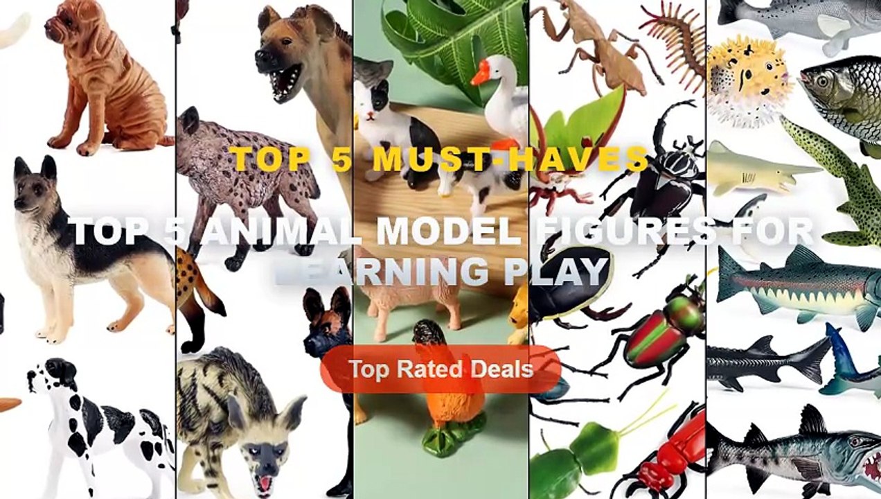 Cheap & Best Top 5 Animal Model Figures For Learning Play Unboxing ...