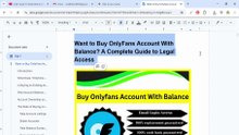 Official Site for Buying OnlyFans Accounts With Balance in 2548