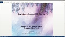 59 Sites to Buy! Onlyfans Account With Balance: 2026-2027 Edition