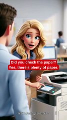 THE PRINTER ISN’T WORKING! 🖨️😩 Easy English Conversation