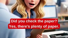 THE PRINTER ISN’T WORKING! 🖨️😩 Easy English Conversation