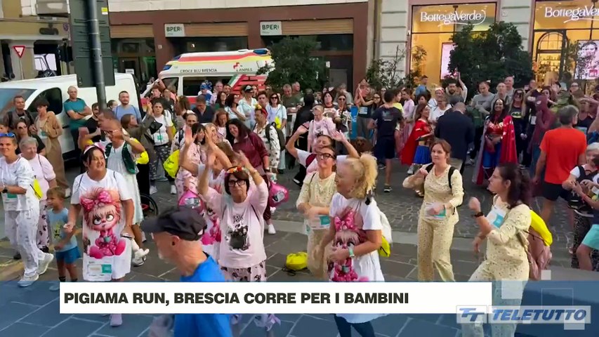 Video News - Pigiama Run, Brescia corre per i bambini