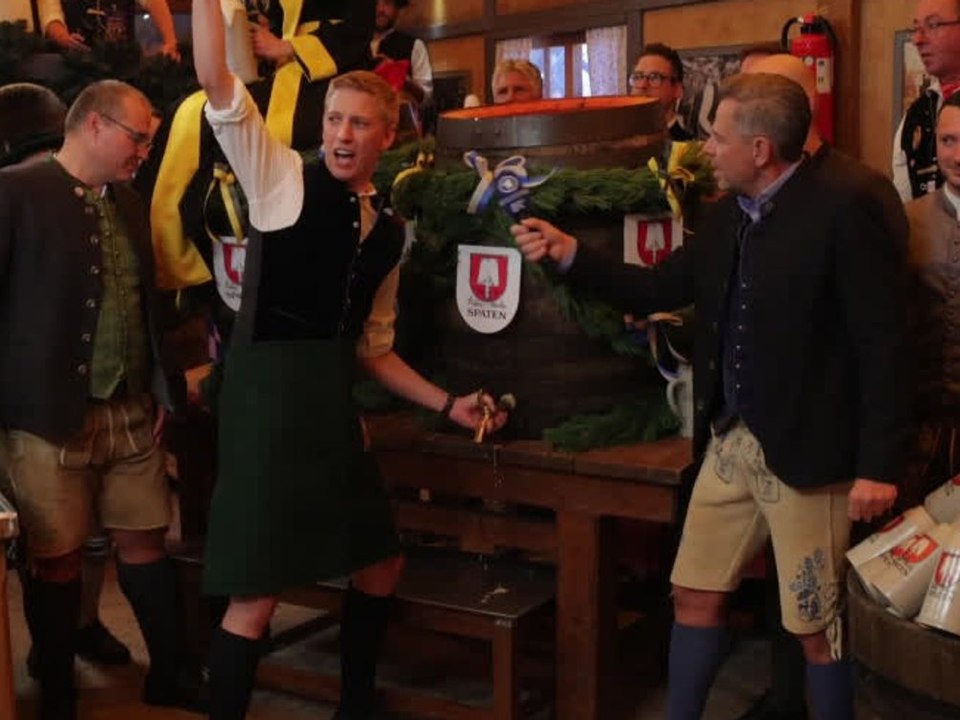 "o'zapft is!": oktoberfest 2026 mit zwei schlägen eröffnet