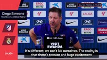 Madrid derby is 'different' - Simeone
