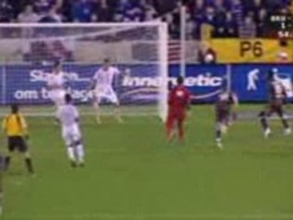 le but de Faycal Nini face à Bruges
