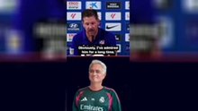 Simeone has ‘tremendous respect’ for Mourinho