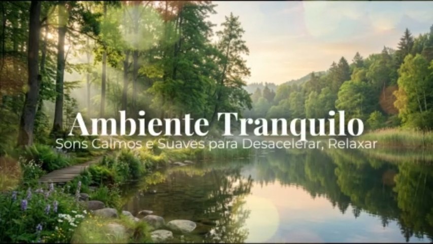 Ambiente Tranquilo | Sons Calmos e Suaves para Desacelerar, Relaxar