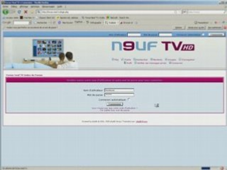 Neuf TV fait la pub de Free par Chat noir13