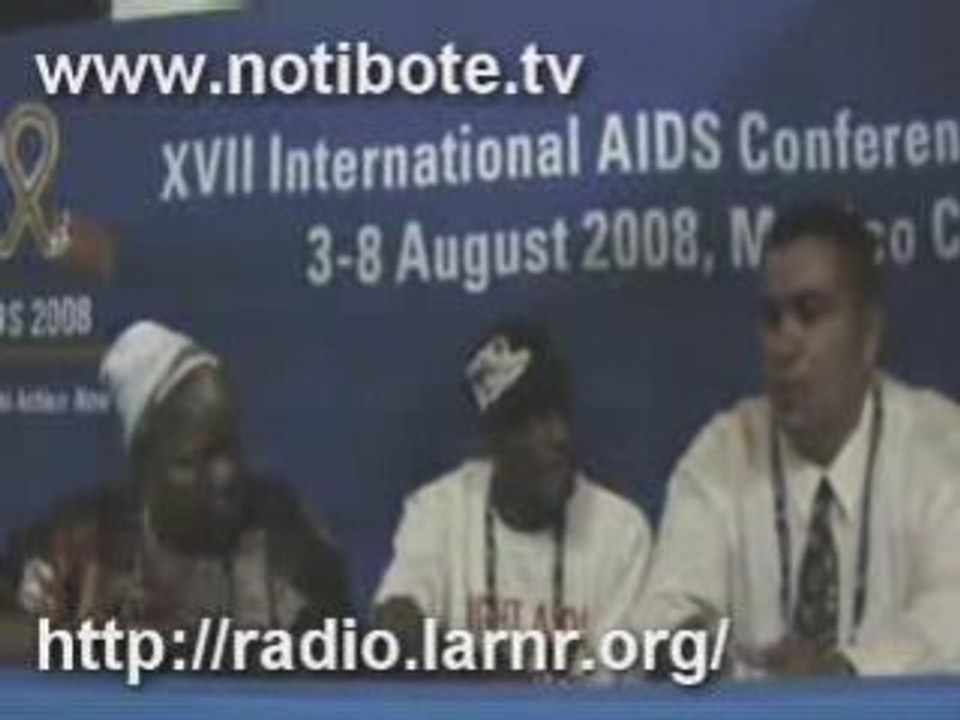 Interview in conference AIDS 2008