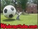 Idiot Thinks he Can Take a Giant Ball to the Face