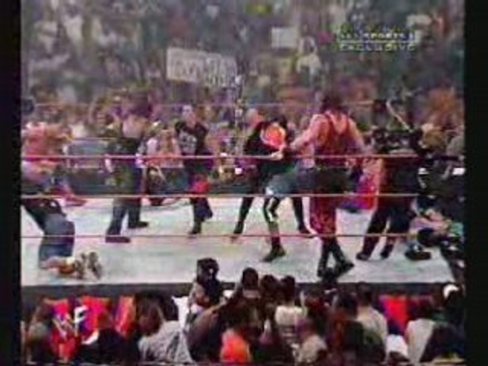 WWE - Steve Austin Stunners WCW & ECW In Mass Brawl 2001