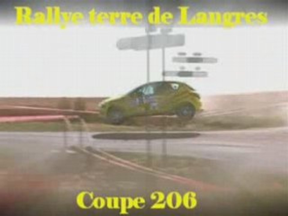 Rallye  terre de Langres Coupe 206