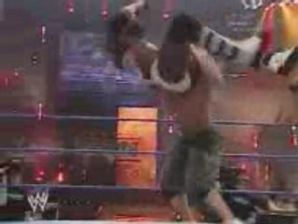 WWE Booker T and Finlay vs Batista and Cena