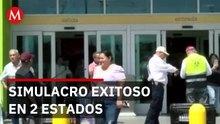 Hidalgo y Tamaulipas realizan simulacro con participación de grupos vulnerables