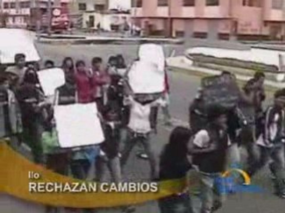 RECHAZAN CAMBIOS - ILO