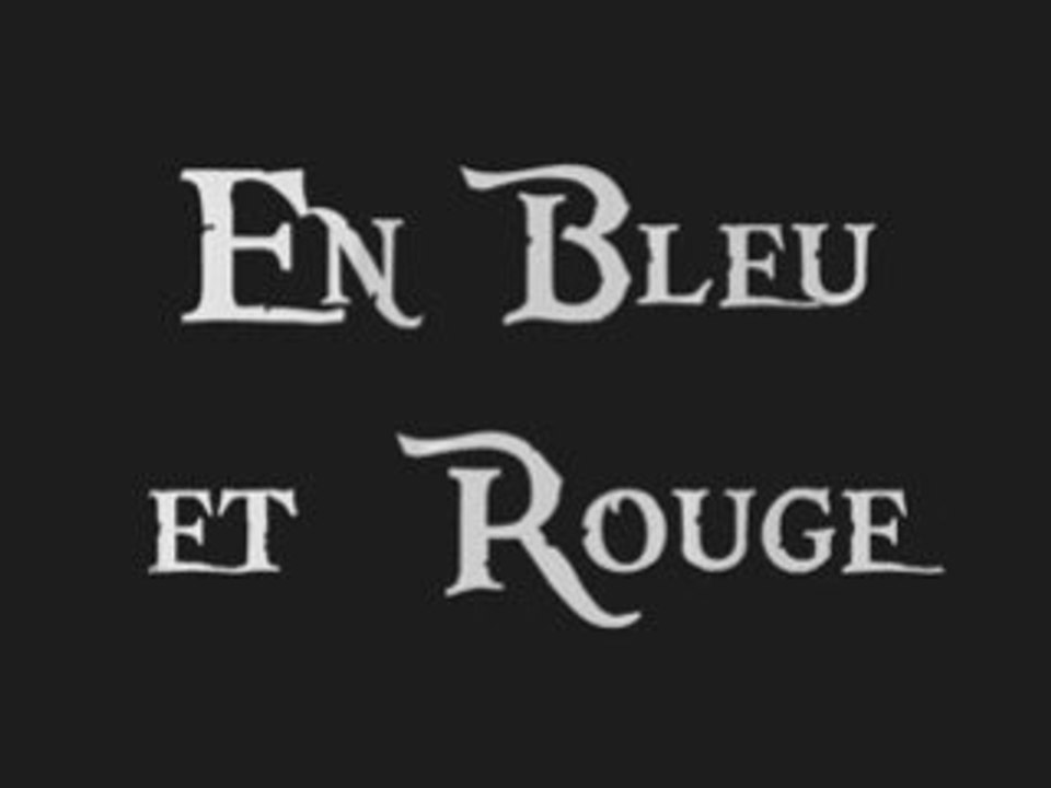 En rouge et bleu