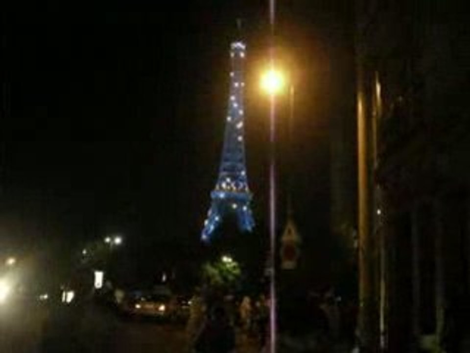 Tour eiffel de nuit