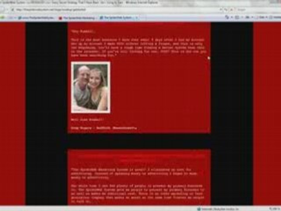 [Make money] Set up account at SpiderWeb Marketing - ...