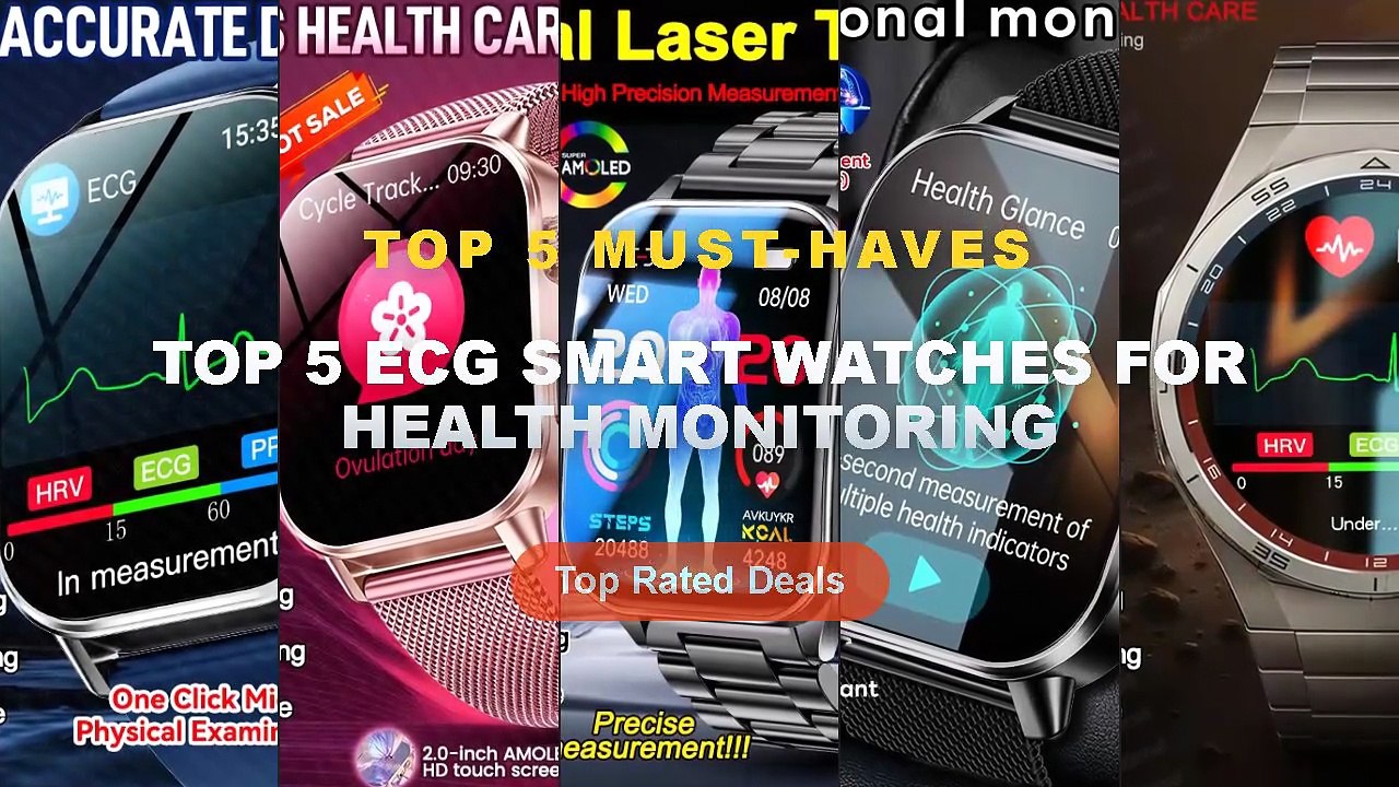 Amazing Top 5 ECG Smart Watches For Health Monitoring You Need To See ...