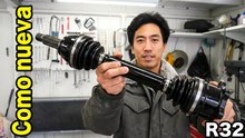 ¡Tremendo lío con la grasa mientras hago el overhaul al drive shaft del R32 GTR! NISSAN BNR32