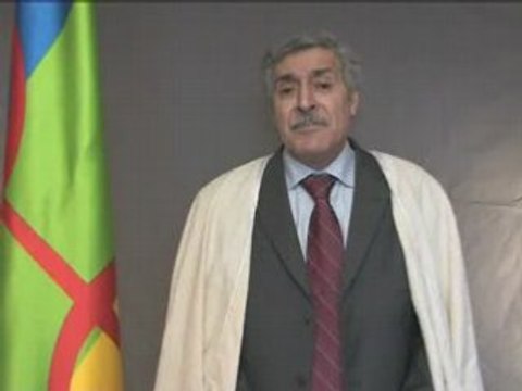 President de la kabylie independent Ferhat Mehenni,