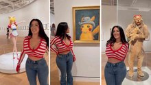 Cristina, ook bekend als Tina, bezoekt het Lucas Museum en ontdekt iconen uit “The Wizard of Oz”, Pokémon en het werk van Takashi Murakami