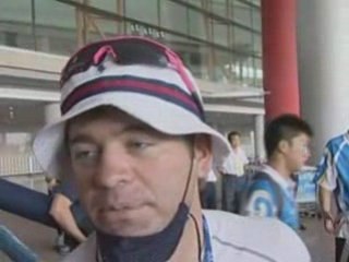 US Olympic team arrives in Beijing