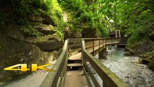 Seisenberg Gorge, Austria – Scenic 4K Canyon Walk Through Weissbach near Lofer