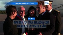 Macron destaca relações com o Canadá durante visita a São Pedro e Miquelão