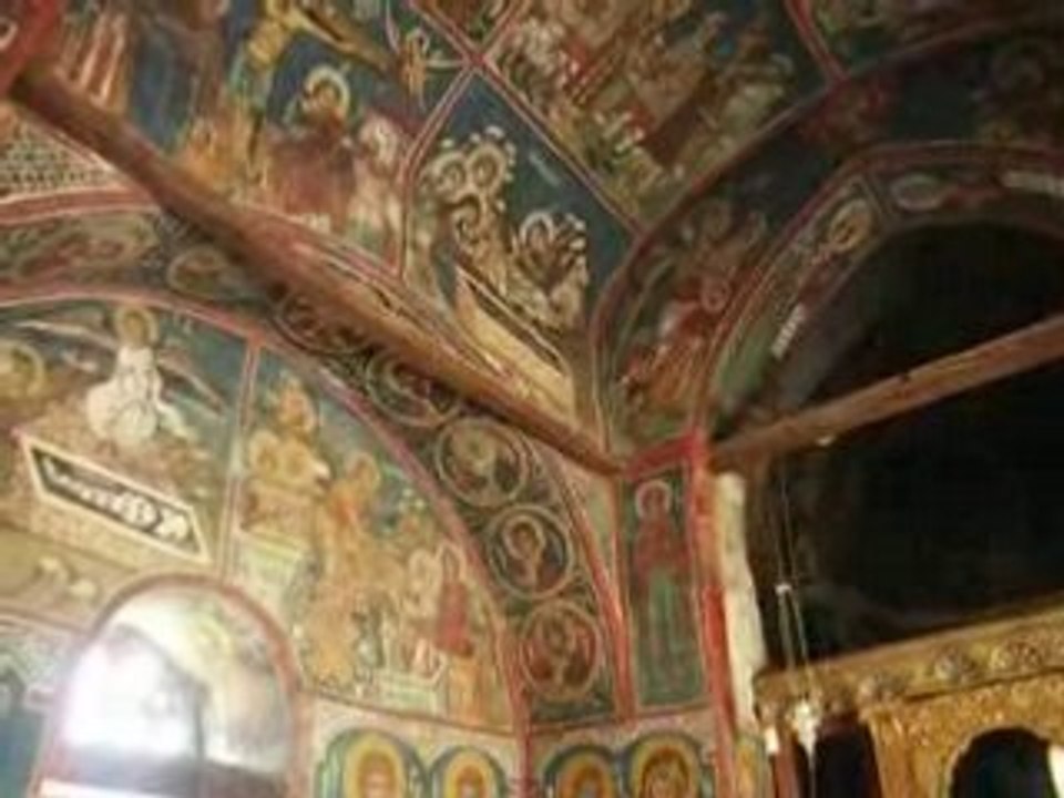 Asinou intérieur de la chapelle byzantine