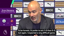 'I'd rather Man City win 1-0 than 5-3!' - Maresca
