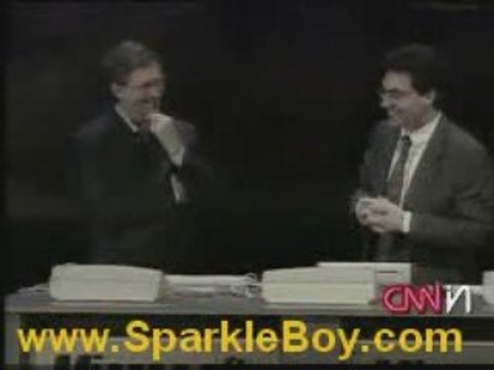 Bill Gates gets the blue screen