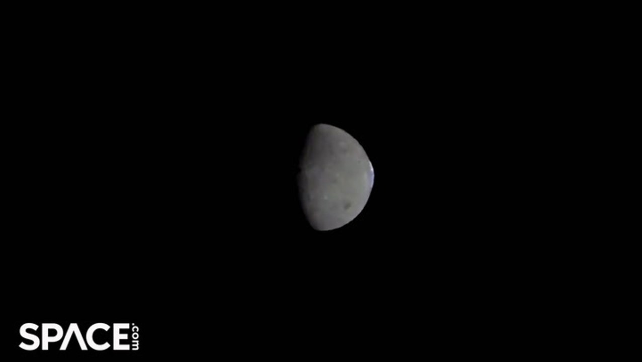 Earth-Moon Transiting During Artemis 1 Mission - Amazing Time-Lapse Footage