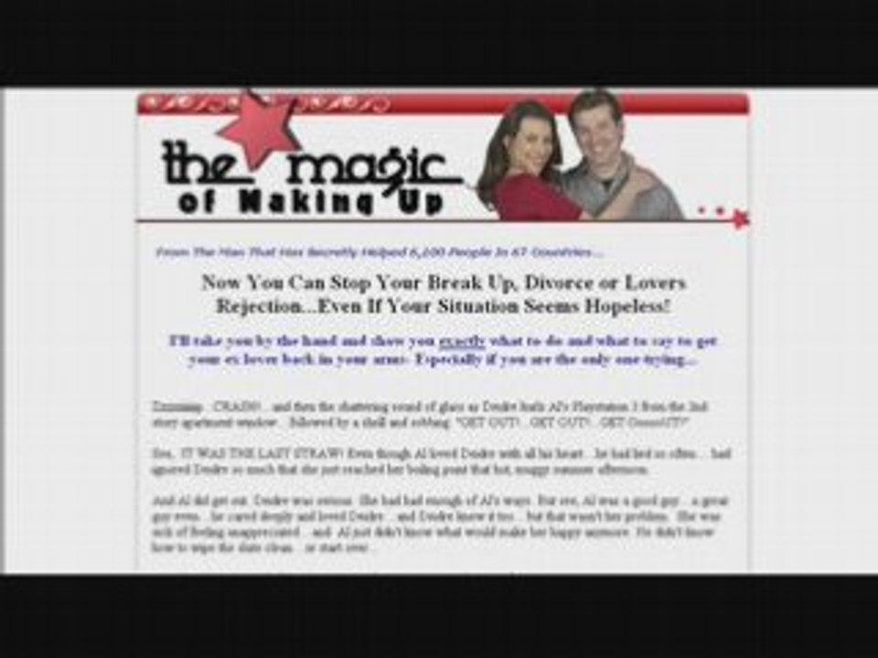 Magic Of Making Up - How To Get Your Ex Back