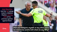 Simeone 'respectful' of Mourinho despite referee rant