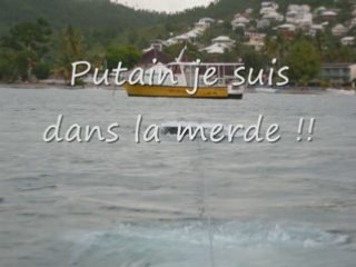 Wake board in martinique