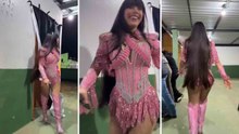 Juliana Bonde laat de sfeer achter de schermen zien voor een optreden met Bonde do Forró