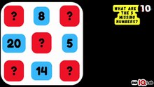 #OnlyGeniuses ✋️😎 What Are The 5 Missing Numbers? 🤔