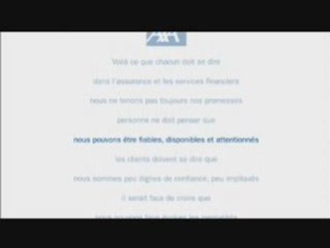 PUBLICITÉ AXA - RÉINVENTONS NOTRE MÉTIER