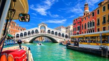 Venedig Italien: Eine malerische Fahrt auf dem Canal Grande in Full HD