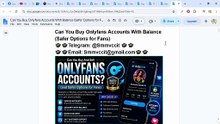 Where to Buy! OnlyFans Accounts With Balance Online: Top 99 Platforms