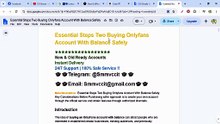 Buy Onlyfans Account with Balance: The Modern Buyer’s Handbook