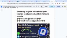 Buying An Onlyfans Account with Balance: Advanced Account Verification Guide