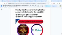 Where to Buy! OnlyFans Accounts With Balance Online: Top 99 Platforms Guide