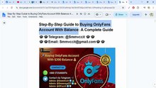 Step-By-Step Guide to Buy Onlyfans Account with Balance: A Step-by-Step Risk Review