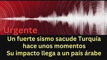 ¡Fuerte sismo sacude Turquía y se siente en país árabe! Otro temblor muy fuerte sacude el océano