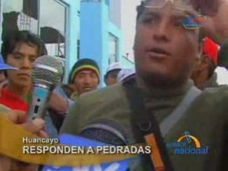 RESPONDEN A PEDRADAS - HUANCAYO