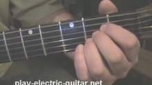A beginner guitar chord - A open