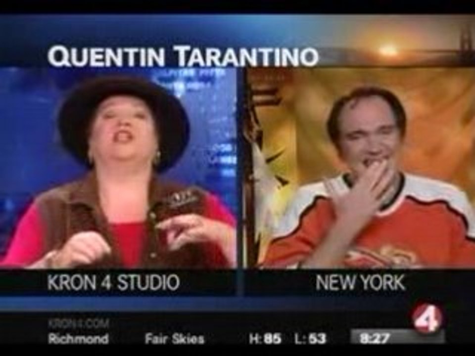 Tarantino, lite in TV